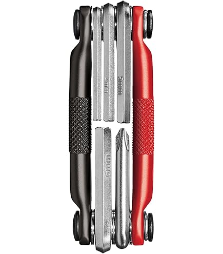 Multi-outils Crankbrother M13 - Rouge et Noir - MiniB Cycles