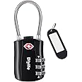 TSA Luggage Locks, Diyife 3-Digit Security Suitcase Padlocks Travel Padlock Combination Padlocks, Code Padlocks for Luggage Travel Suitcase Bag Case(Black)