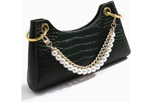 Bohend Moda perle Borsa catena Oro Metallico Catena per il trasporto a mano Semplice Borse Accessori Per donne e ragazze