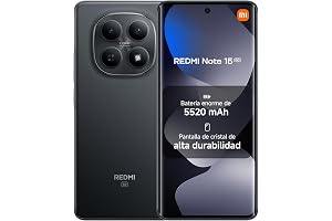 XIAOMI Redmi Note 15 5G Ai (Compatible with Tmobile Mint Tello Global) (256GB + 8GB) 6.77" NFC 120Hz 108MP Triple Cam Unlocked Model 25098RA98G Dual Sim (Black)