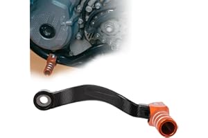 JFG RACING Levier Vitesse Moto,Selecteur Vitesse Moto Pliable en Aluminium CNC pour SX XC XCW SXF XCFW EXC EXC-R MXC XCF SMR XCR-W FC FE FS Orange