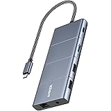 Anker 565 11-in-1 USB-C Hub, Docking-Station mit 10 Gbps USB-C & USB-A Datenports, 4K HDMI, DisplayPort, 100W PD, 2 USB 2.0 D