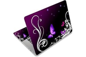 TOLULU Vinilo adhesivo para ordenador portátil de 12; 13; 13,3; 14; 15; 15,4 y 15,6 pulgadas, funda protector artístico (2 reposamuñecas gratis incluidos), decorativo, impermeable desechable, diseño