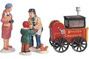 ROASTED CHESTNUT STAND SET OF 4 LEMAX