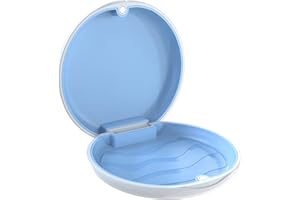 ‎BVN BVN Zahnspangendose Knirscherschiene Gebissdose Zahnschiene Box Prothesendose, Spangendose, Zahnspangenbox, Dose Zahnschiene, Knirschschiene, Zahnprothesen Box, Protesenbehälter, Prothesenbox, Weiß.