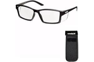 voltX "VISION" okulary ochronne, w pełni przeszklone okulary ochronne (+1 do +3,0 opcji dioptrii), nieparująca soczewka UV400