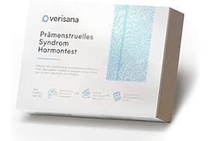 Verisana Test de salive hormonale prémenstruelle (PMS) - Détermination des hormones œstradiol et progesteron - Test hormonal
