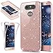 Produktbild Kompatibel mit LG G5 360 Grad Hülle Schutzhülle Full Body Cover Bling Glänzend Glitzer Durchsichtige TPU Silikon Hülle HandyTasche Komplettschutz Rundumschutz hülle für LG G5,Rose Gold