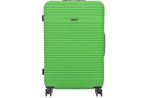 OCHNIK Grande Valise | Valise Rigide | Matière : ABS | Dimensions : L | Dimensions : 76x51x30cm | Volume : 97 litres | 4 Roues | Haute qualité | Vert