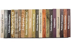 XLIJI Kit di legni misti per progetti fai da te, per creare penne, tappi di bottiglia, ecc.