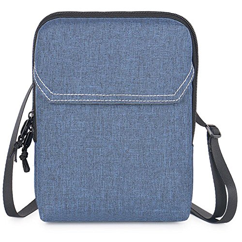 Preisvergleich Produktbild Hängendem Nacken Bauchtasche mit RFID Blocker für Damen und Herren Wandern, Reisen – Kationisches Wasserdichtes Oxford-Tuch von Beatie