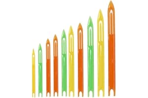 JSKWIKE 9PCS Aguja de Red de Pesca Lanzadera de Red de Pesca Agujas de Red Lanzaderas de plástico Reparación de líneas de Pesca Agujas de Red de Pesca