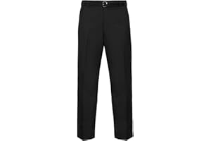 Inspire Me Men Casual Works Pant Formal Classic Trouser Zip Fastening with Hook & Bar