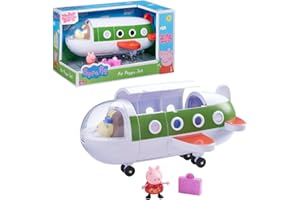 CHARACTER OPTIONS Peppa Pig Air Peppa Jet | Jeu Complet Avion avec Figurine Peppa & Valise