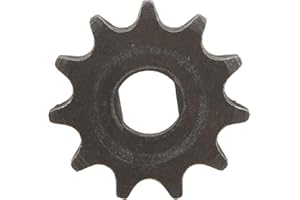 Alomejor Chain Sprocket, 11 Tooth H Holes Sprocket, T8F Chain Compatible, Crankset Gear Plate, for Bicycles, E-bikes, Skateboards, and Electric Scooters