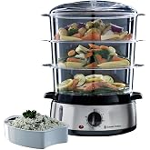 Russell Hobbs 19270-56 Buharlı Pişirici, 9 L, 800 Watt, 60 Dakika Zamanlayıcı, Bulaşık Makinesinde Yıkanabilir, BPA İ&ccedil;ermez, 