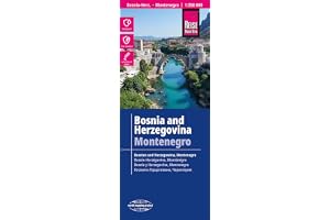 Reise Know-How Landkarte Bosnien-Herzegowina, Montenegro / Bosnia and Herzegovina, Montenegro (1:350.000): reiß- und wasserfest (world mapping project)