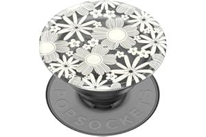 PopSockets: PopGrip Plant - Wykonany z materiałów roślinnych rozkładany uchwyt i stojak do telefonów z wymiennymi krążkami PopTop - Sunday Toss Cream