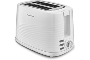 Morphy Richards 220029 Dune 2 Slice Toaster Defrost and Re - Heat Settings, Plastic, White