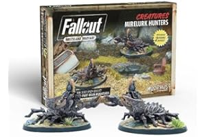 Modiphius Entertainment | Fallout Wasteland Warfare | Creatures: Mirelurk Hunters | Miniatures | Unpainted
