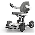 XGXHIN Electric Wheelchair, Automatic Foldable, 360° Swivel, 10 Inch Omni Wheel, Detachable Battery - 20AH, Portable Motorized Powered Mobility Scooters, for People with Limited Mobility