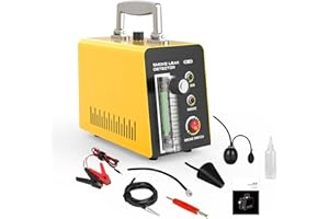 QPKING Detector de Fugas de Humo EVAP Localizador de detectores de Fugas de Humo SDT103 Probador de detectores de Fugas de Combustible con medidor de Flujo Ajustable para vehículos de 12V