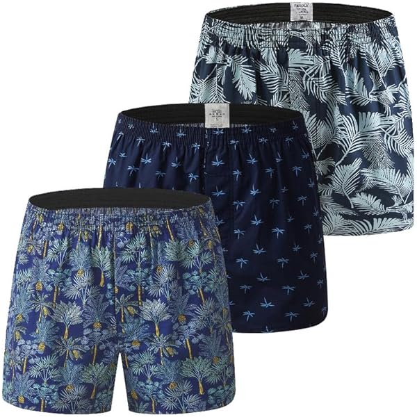 Hialegion Herren Boxer-Shorts de Baumwolle American Retroshorts Lustig