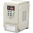 VIFERR Variable Frequency Drive 2.2KW 220VAC Single-phase Variable Frequency Drive VFD Speed Controller for 3 Phase 2.2kW AC Motor