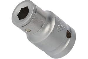 BRILLIANT TOOLS BT022907 Douille porte-embout 1/2" pour 1/4" [Powered by KS TOOLS], Bleu/ Noir