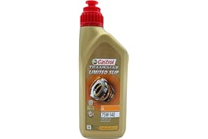 LUBRIALPHA Olio per differenziali autobloccanti lubrificante Castrol Transmax Limited Slip LL 75W-140 con Portachiavi Cavatappi conf. 1lt