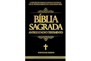 bíblia sagrada em português Contendo o Velho e o Novo Testamento cor preta /the holy bible in portuguese