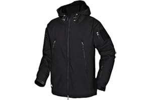 Kelmon Herren Softshelljacke Taktische Jacke Wasserabweisend Militär Jacke Camouflage Jacke Outdoorjacke Warme Winddichte Funktionsjacke