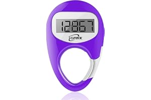 iGANK Simple Walking Pedometer Step Counter for men women kids