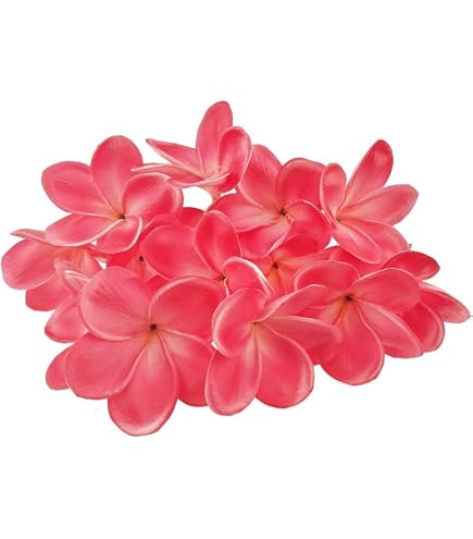 Fleurs Artificielles En Mousse – 30 Pièces 3 Tailles (4 à 6cm) Thème Hawaïen | Pour DIY, Mariage, Décorations