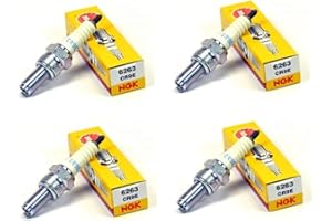 YAMAHA Compatible avec/Remplacement pour YZF R1 / 1000 FAZER / XJ6 / FZ8 / THUNDERCAT / 600 FZR/YZF 750 - LOT 4 BOUGIES NGK CR9E