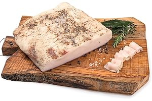 SALUMERIA DI MONTE SAN SAVINO Lardo da Cinta Senese DOP Rückenspeck vom Cinta Senese Schwein aus der Toskana (250gr)