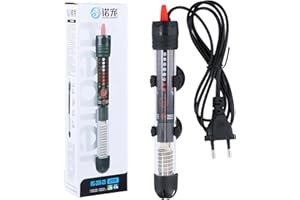 FOCENAT Focanet Calentador Acuario 25w 30L, Calentador de Acuario Sumergible con Termostato, Calentador Pecera Tortugas de Agua, Calentador de Acuario de Temperatura para Tanques de Peces y Acuarios