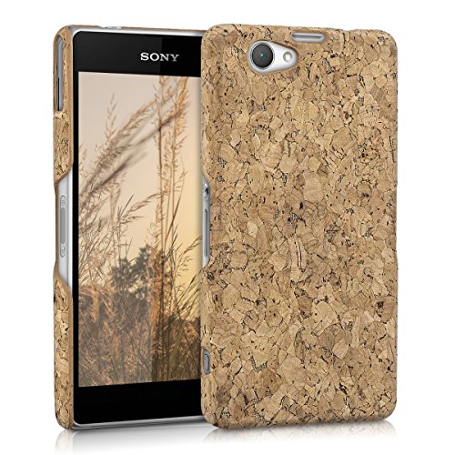 kwmobile Funda para Sony Xperia Z1 Compact - Carcasa Protectora de  Corcho  para tel  fono m  vil - Cover  Trasero  r  gido y Resistente