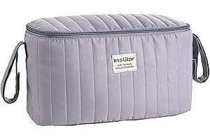 SONARIN Multifunctional Waterproof Pram Buggy Bag Organiser,Portable Lightweight Baby Stroller Bag Organizer Pushchair Storage Bag,Universal Fit All Buggy(Grey)