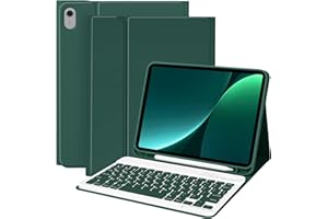 BQSS Coque Clavier pour iPad 10/11 Ème Génération(10.9 Pouces 2022/11 Pouces A16 2025), AZERTY Français, Housse Amovible avec Clavier Bluetooth sans Fil pour iPad 2022 10eme/11eme(Stylet Non Inclus)