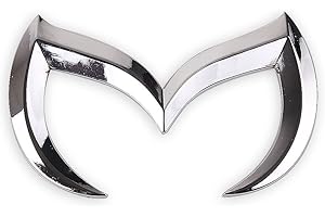 Coepoch Mazda Sliver Sporty Metal Evil 'M' Rear Trunk Badge Decal Emblem 3 5 6
