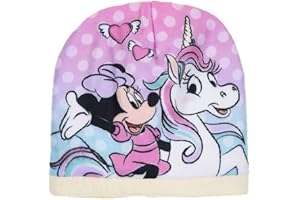 SUN CITY Cappellino Bimba Invernale Minni Unicorno Bianco 54