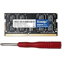 Kimtigo DDR4 8GB Laptop Ram 2666MHz PC4-21300 Unbuffered SODIMM memoria per Notebook 260Pin 1x8GB (8GB)