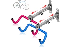 CUCESH 2 Packs Bike Wall Hooks Bike Wall Mounts Bike Hanger Bike Rack for Bike Storage, Saving Space for Home,Office,Garage & Fit for MTB,Road,Kids Bikes