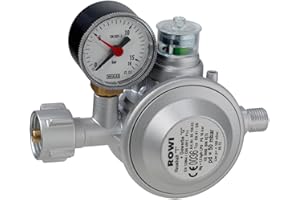 Rowi Gas Druckregler mit doppelter Überdrucksicherung; HGD 1/2 D 3 03 02 0002