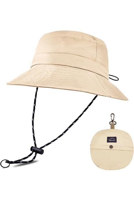 Chapeau Anti-UV UPF 50+ Avec Protection Nuque Détachable – Léger, Pliable, Pour Pêche, Randonnée, Jardinage