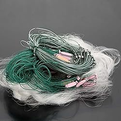 Docooler Red De Pesca Neto de Pescado con Flotador 3 Capas 25m