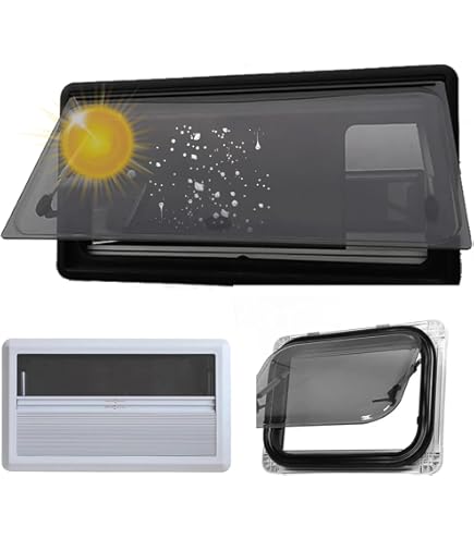 Wohnmobil Fenster Mit Rollo - Ausstellfenster 700x600mm Mit Fliegengitter