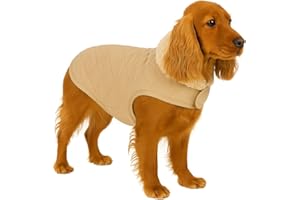 Manteau Chien – Flamingo Bonnie Beige – A:45cm B:36–44cm C:58–64cm – Polyester – déperlant – intérieur en Peluche Douce – Fermeture Velcro