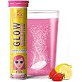 Chicnutrix Glow- 10 Effervescent Tablets| Japanese Glutathione & Vit. C| Antioxidants for clear, glowing skin| Sugar-free, Strawberry-lemon flavour.